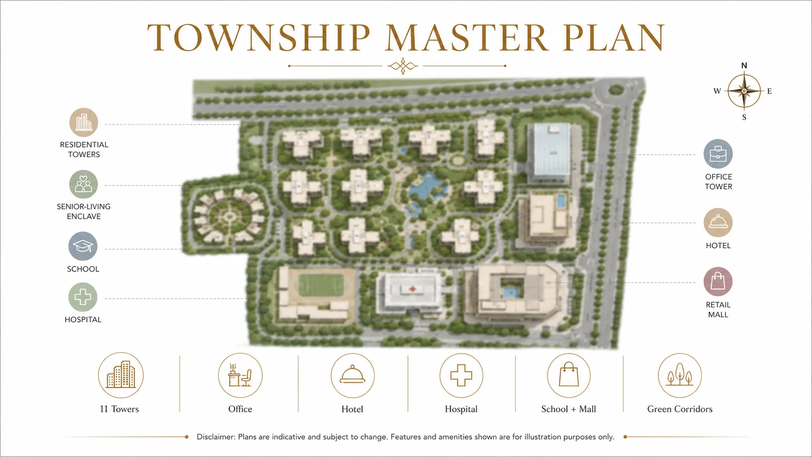 Brigade Old Madras Road master plan layout